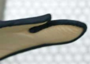 画像2: 黒祭り足袋　ゴム底（簡易地下足袋） (2)