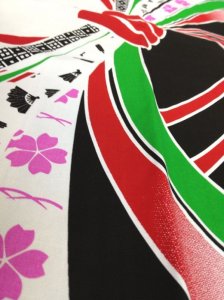 画像3: 安心1枚から衿ネーム入れコミコミ価格「桜熨斗」【祭り法被6365】安心1枚からこの価格 (3)