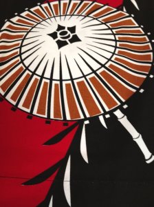 画像3: 「桜傘」祭り・販促・イベントに!【祭り法被】【半纏】顔料染(シルクスクリーン)『桜傘』 (3)