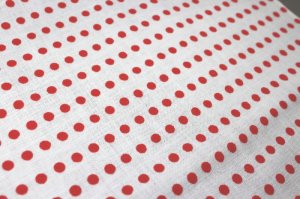 画像3: 赤豆！祭り手ぬぐいの定番です。豆絞り手ぬぐい「赤」祭り手拭いの定番！ (3)