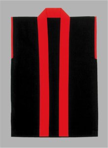 画像3: 袖なし太鼓向け法被【大人〜子供までお揃いで】和太鼓に大人気の低価格高品質袖なしハッピ オリジナルネーム入れられます (3)