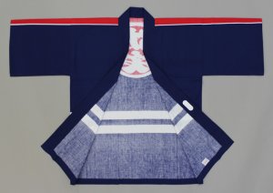 画像4: 反応染半纏(法被)【防災】 (4)