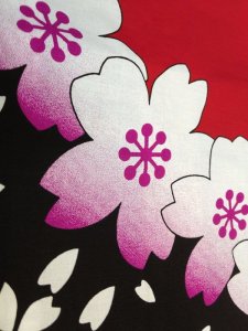 画像8: 急ぐんだ!!襟印刷プリントコミコミ「赤桜」【法被】両衿合計10文字まで衿加工コミコミ (8)