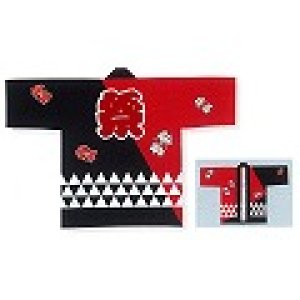 画像6: 急ぐんだ！！襟印刷プリントコミコミ「赤黒お薦め」【祭り法被】両衿合計10文字まで衿加工コミコミ (6)