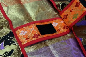 画像3: 陣羽織　簡易陣羽織をお値段以上の高級陣羽織に格上げした、お祭り天国製品 (3)