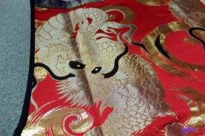 画像4: 陣羽織 簡易陣羽織をお値段以上の高級陣羽織に格上げした、お祭り天国製品 (4)