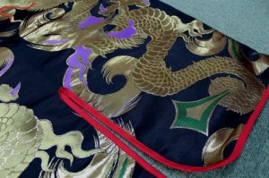 画像5: 陣羽織　簡易陣羽織をお値段以上の高級陣羽織に格上げした、お祭り天国製品 (5)