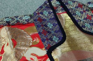 画像3: 陣羽織 簡易陣羽織をお値段以上の高級陣羽織に格上げした、お祭り天国製品 (3)