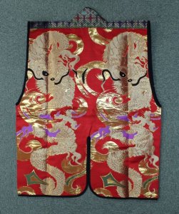 画像2: 陣羽織 簡易陣羽織をお値段以上の高級陣羽織に格上げした、お祭り天国製品 (2)