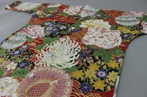 画像2: 【鯉口シャツ】鯉口シャツ【豪華菊】秋むけカラーですが夏にも最適な鯉口シャツ　男女兼用 (2)