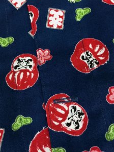 画像2: 鯉口シャツ【歳時記】かわいいダルマ (2)