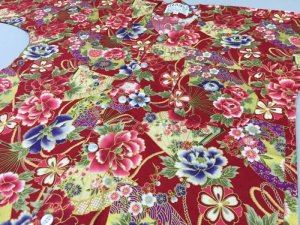 画像2: 鯉口シャツ【牡丹】 (2)