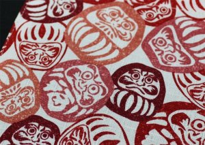 画像3: 【赤だるま】祭りはもちろんユニフォームに最適!黒無地鯉口シャツ (3)