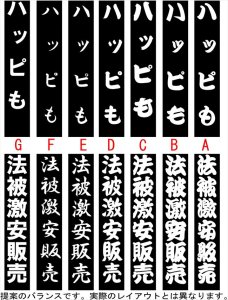 特に指定がない場合はお任せで加工します