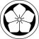 画像7: 丸に桔梗  貼り付け紋（貼り紋）紋のシール (7)