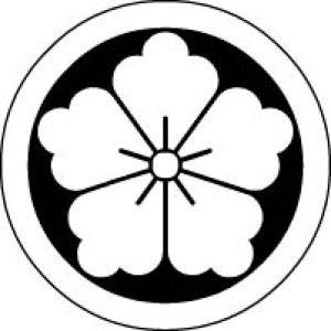 画像7: 丸に唐花  貼り付け紋（貼り紋）紋のシール (7)