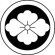 画像7: 丸に花菱  貼り付け紋（貼り紋）紋のシール (7)