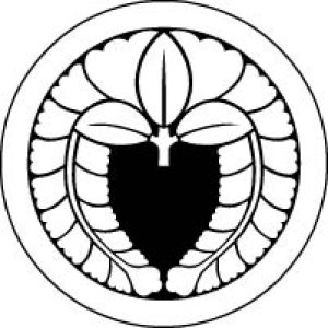 画像7: 丸に下り藤   貼り付け紋(貼り紋)紋のシール (7)