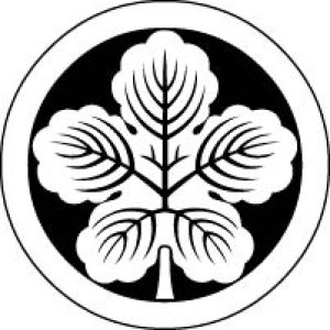 画像7: 丸に梶の葉 貼り付け紋（貼り紋）紋のシール (7)