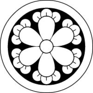 画像7: 丸に六つ丁字（貼り紋）紋のシール (7)