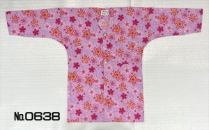 画像1: 鯉口シャツ【桜】鯉口シャツ　男女兼用ですが女性向き柄です (1)