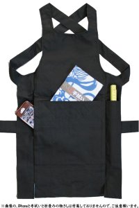 画像3: 黒腹掛、股引セット販売登場！（男女兼用）高級品と同じ裏は浅葱色！ (3)