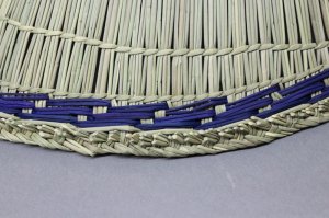 画像2: まとめ購入　編み笠（おけさ笠、編笠）赤紐　まとめ買い【5】【10】【30】【50】【100】 (2)