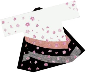 画像1: 綿よさこい長半纏 (1)