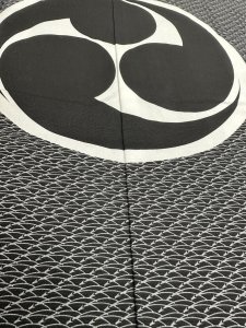 画像4: シルクプリント長半纏 (4)