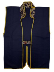 画像2: 陣羽織　簡易陣羽織をお値段以上の高級陣羽織に格上げした、お祭り天国製品 (2)