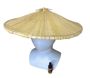 画像1: 菅笠・角笠（スゲで出来た本物）日本の歳時記※欠品期間多いです　注文前に在庫確認必須です※ (1)