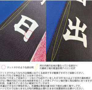 画像7: ※2026年6月下旬移行専用商品※激安祭り法被【青】定番の青地に白吉原　吉原つなぎ　DTF衿ネーム加工コミコミ法被 (7)