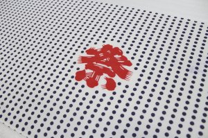 画像2: ハチマキ風に付けられる、祭り手拭い：工場直送品 (2)