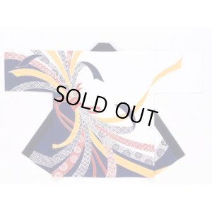 画像1: 反応染大人半纏（法被）豪華熨斗　廃盤につきロットのみ受けます６０枚以上必要です (1)