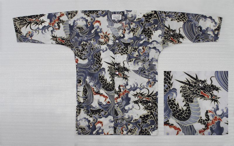 鯉口シャツ【龍】在庫僅か