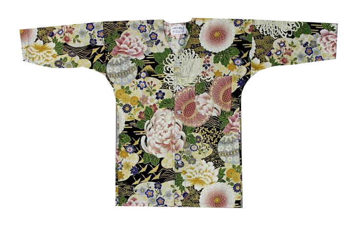 大人気の【鯉口シャツ】祭り、制服に最適！【豪華菊】